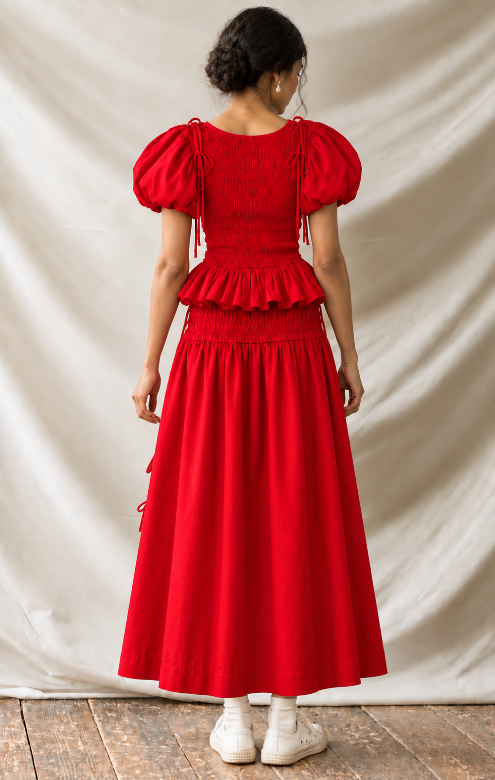 Red Ruffle Set