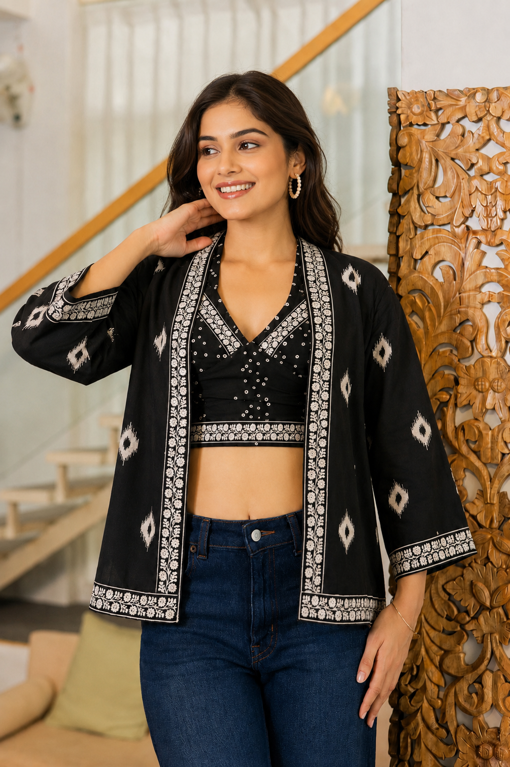 The Easy Escape Bralette and Shrug Set