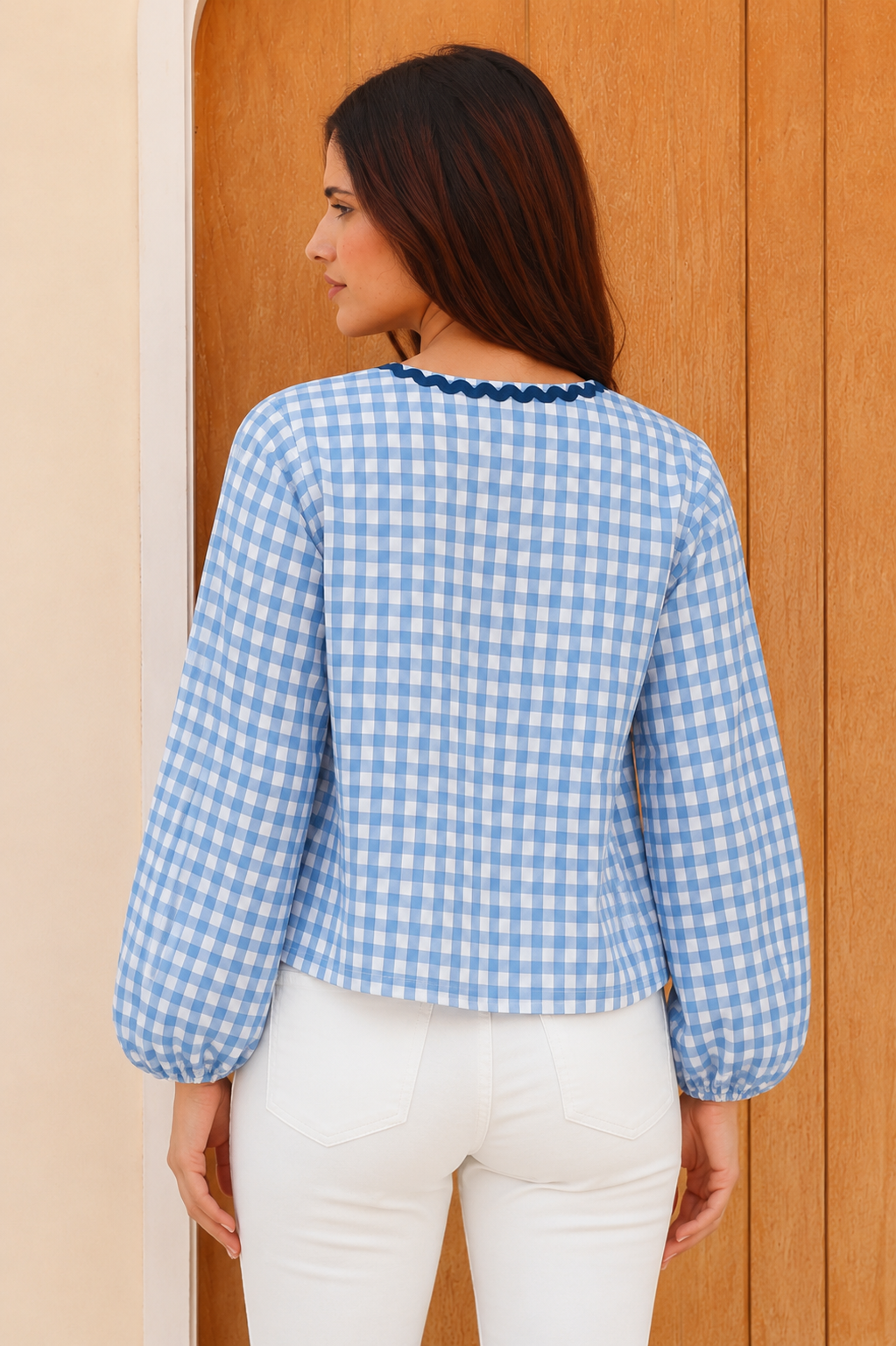 The heartbreaker gingham top