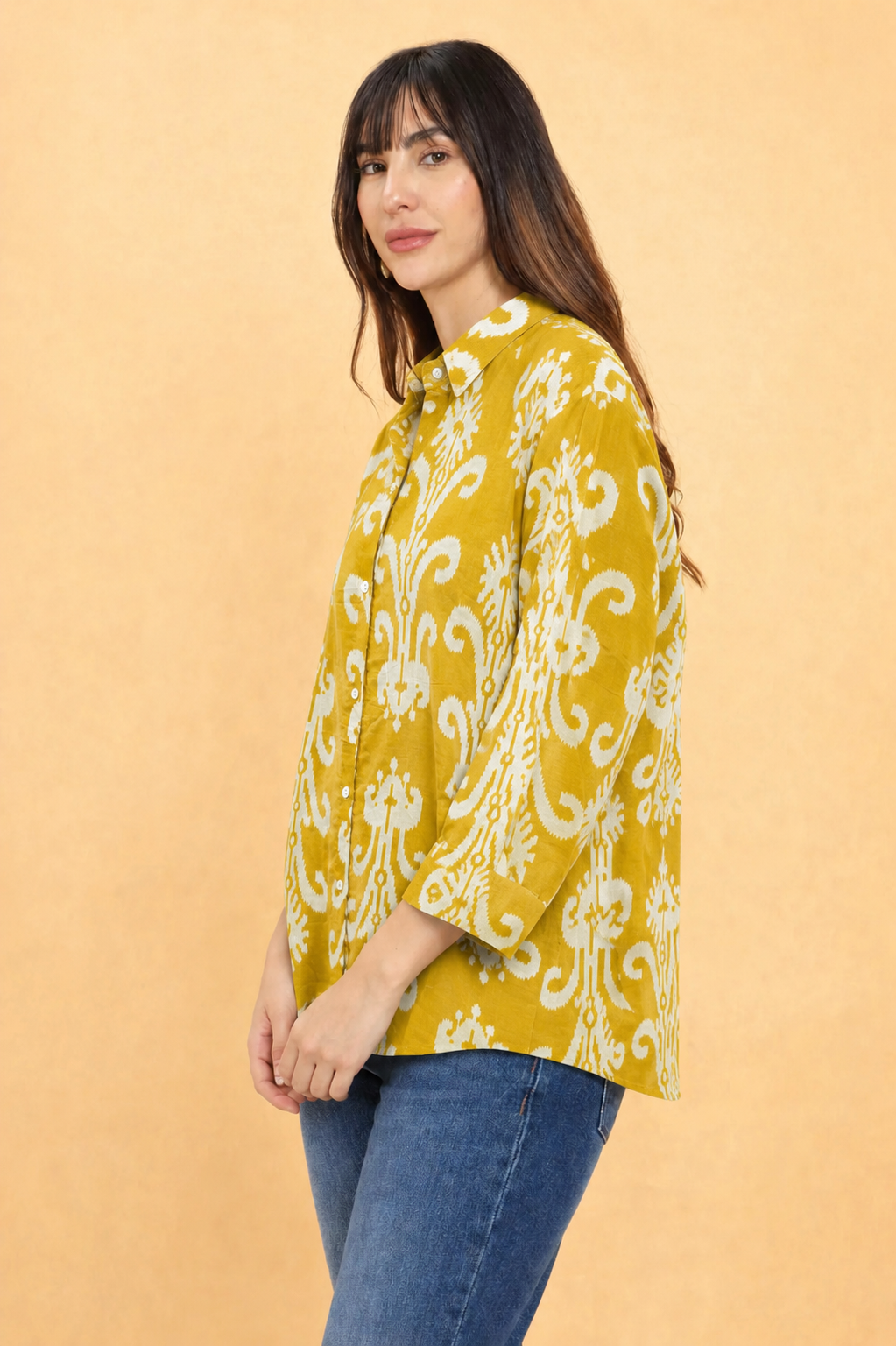 The Ikat Era Free Size Shirt