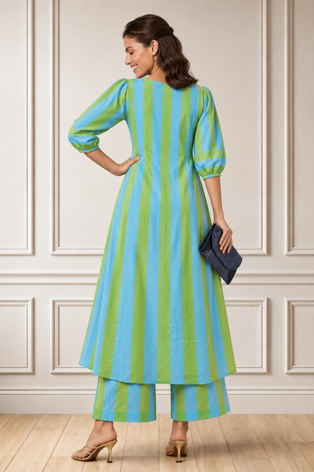 Mint To Be Blue Kurta Set