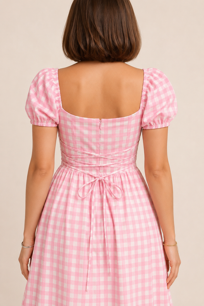 The Aurelia Gingham Dress
