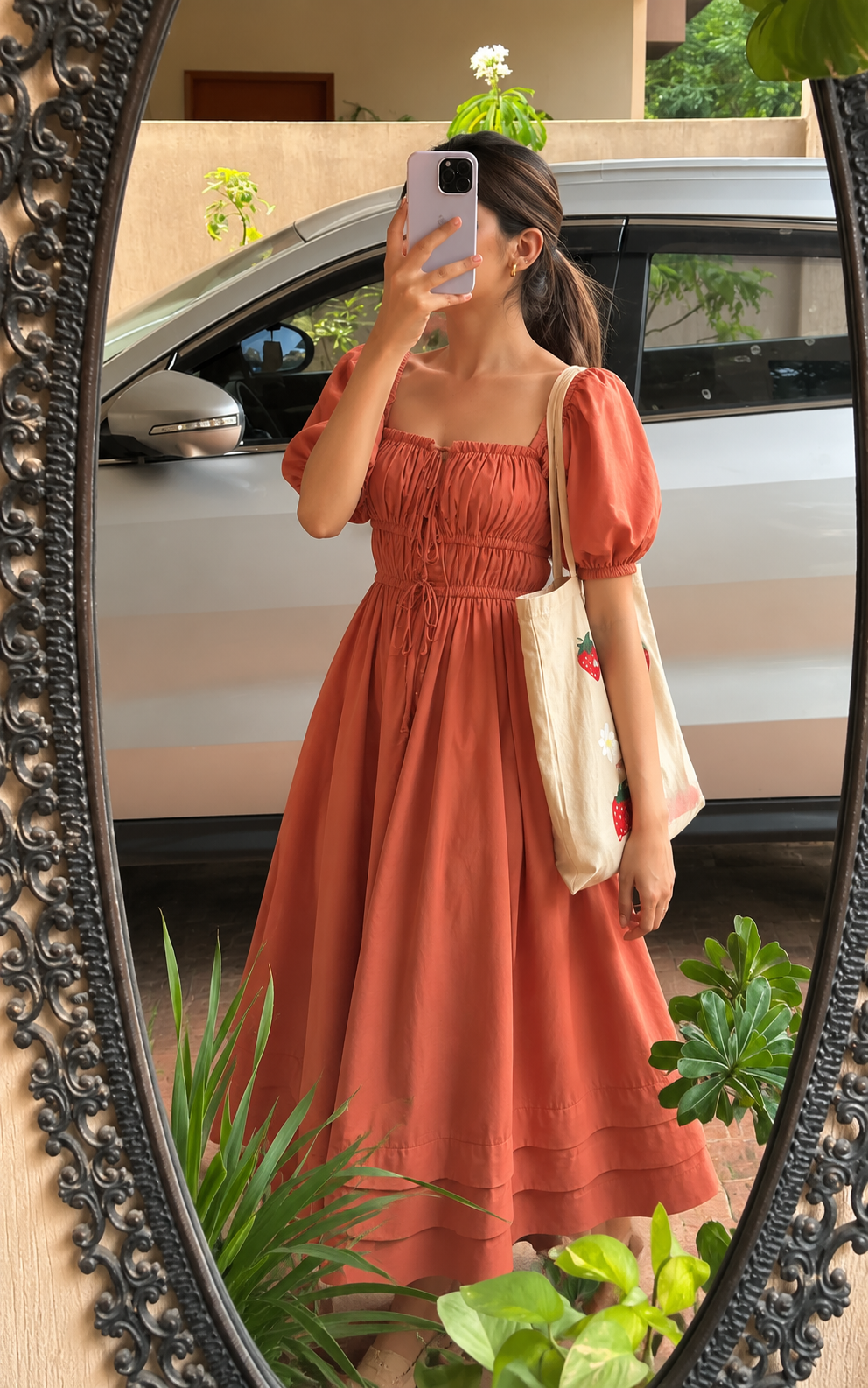 Cinnamon Spin Dress