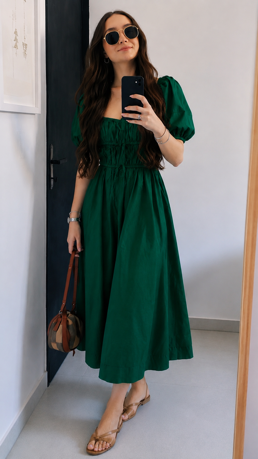 The Green Forest Dress