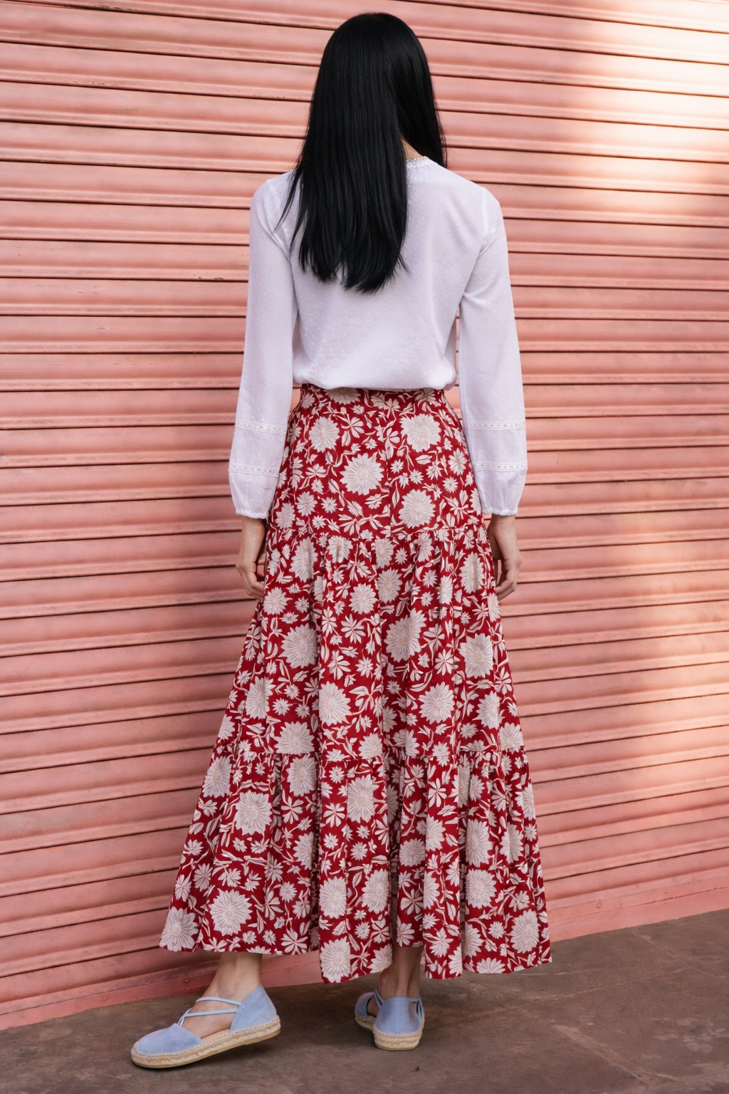 Vibe Check Floral Skirt