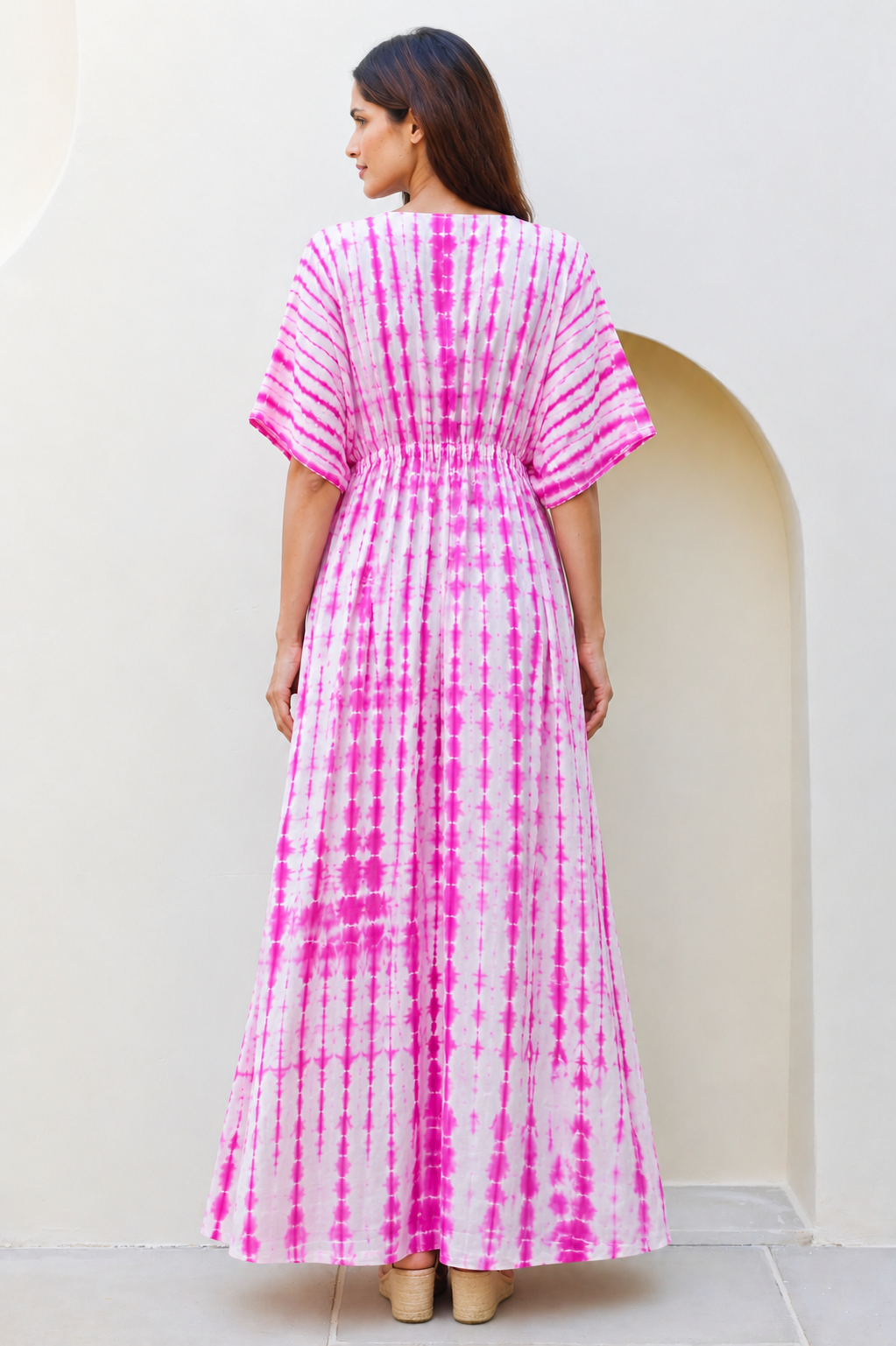 Pink Mirage Kaftan Dress
