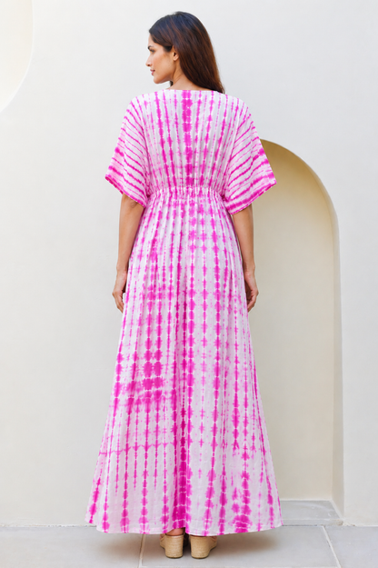 Pink Mirage Kaftan Dress