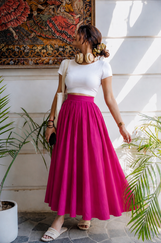 The Fuchsia Skirt