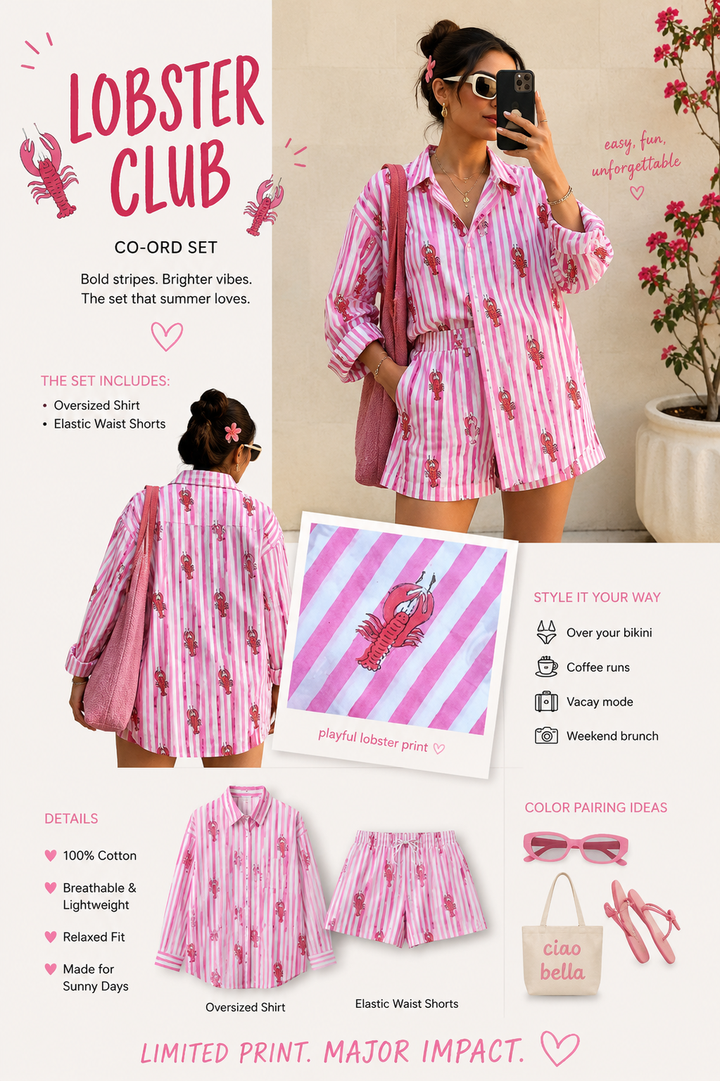 The Lobster Club Co-ord Set
