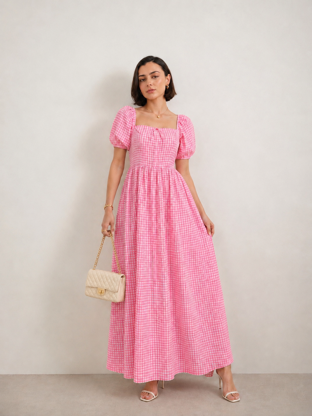 The Aurelia Gingham Dress