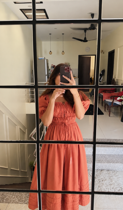 Cinnamon Spin Dress
