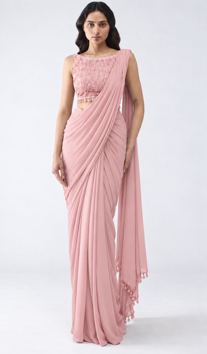 Anaya Pre-Draped Saree Set