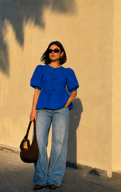 The Riviera Blue Top