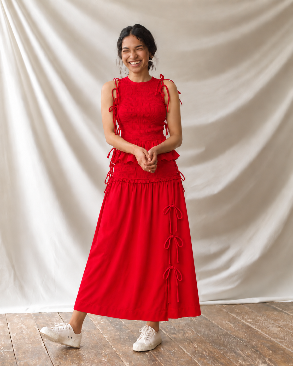 Red Ruffle Set