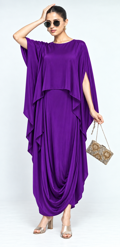 Draped in Drama Dress
