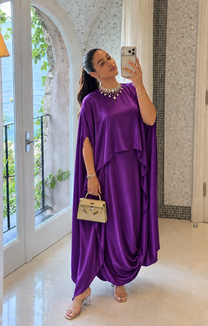 Draped in Drama Dress