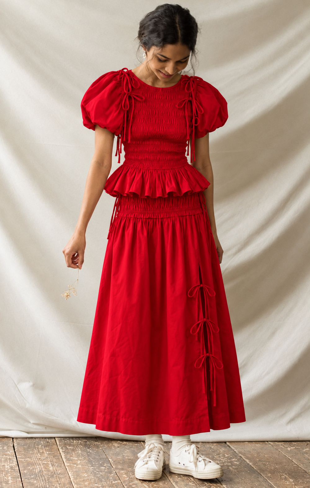 Red Ruffle Set