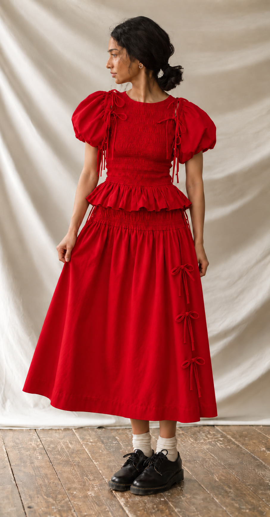 Red Ruffle Set