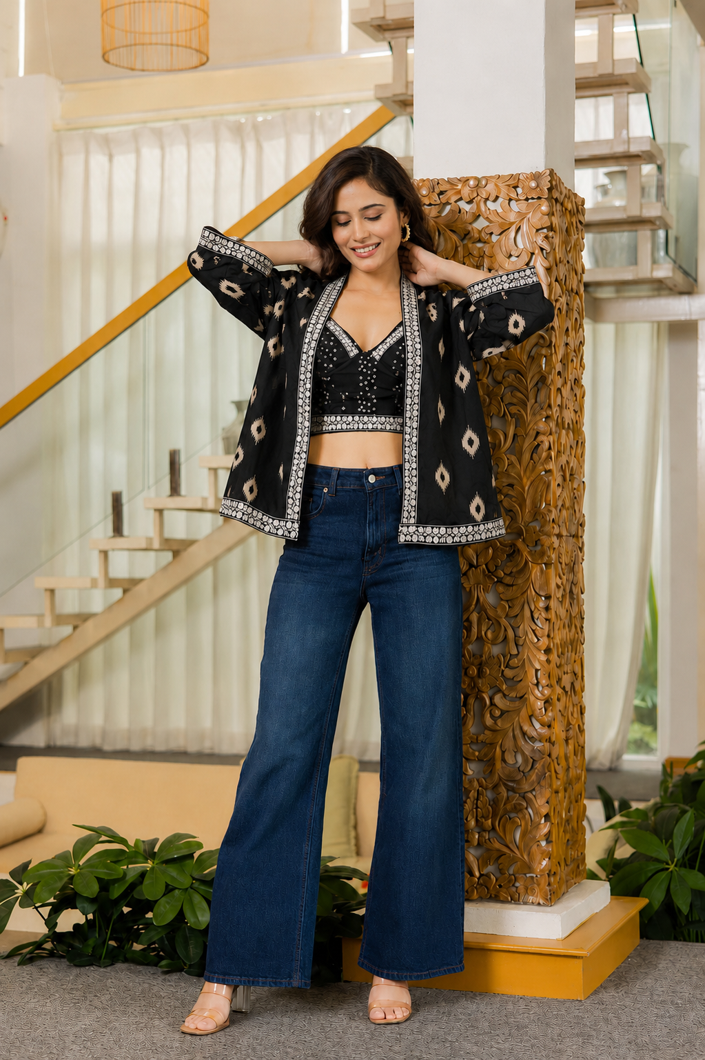 The Easy Escape Bralette and Shrug Set