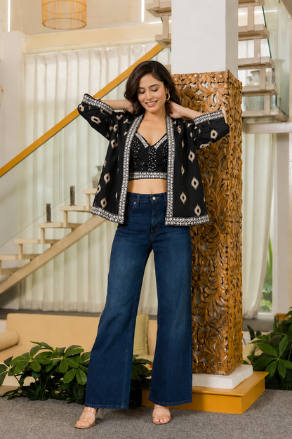 The Easy Escape Bralette and Shrug Set