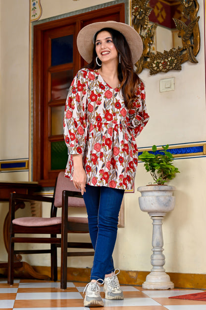 Petals of Elegance Top