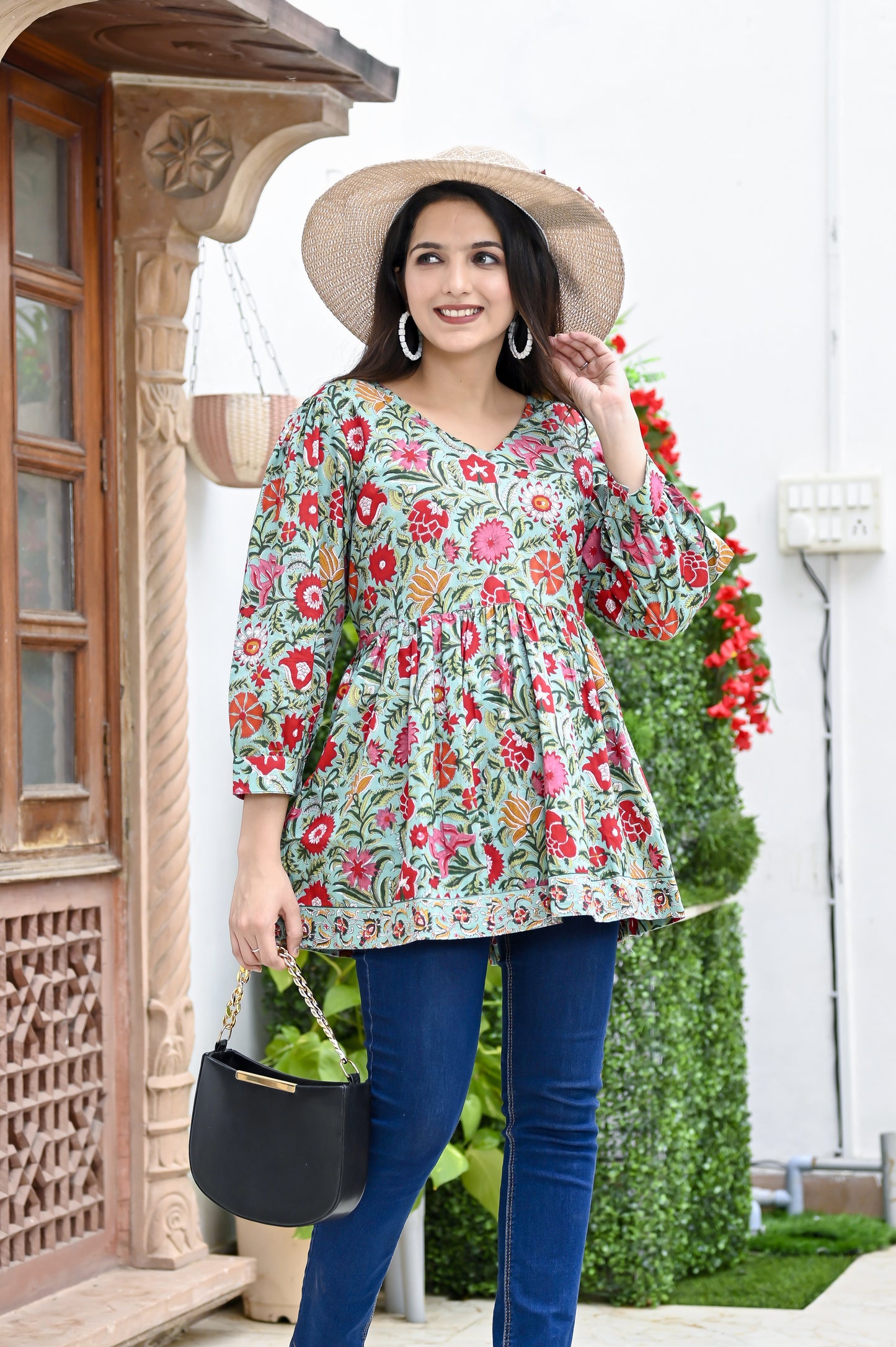 Mint Blossom Delight Top
