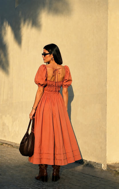 Cinnamon Spin Dress