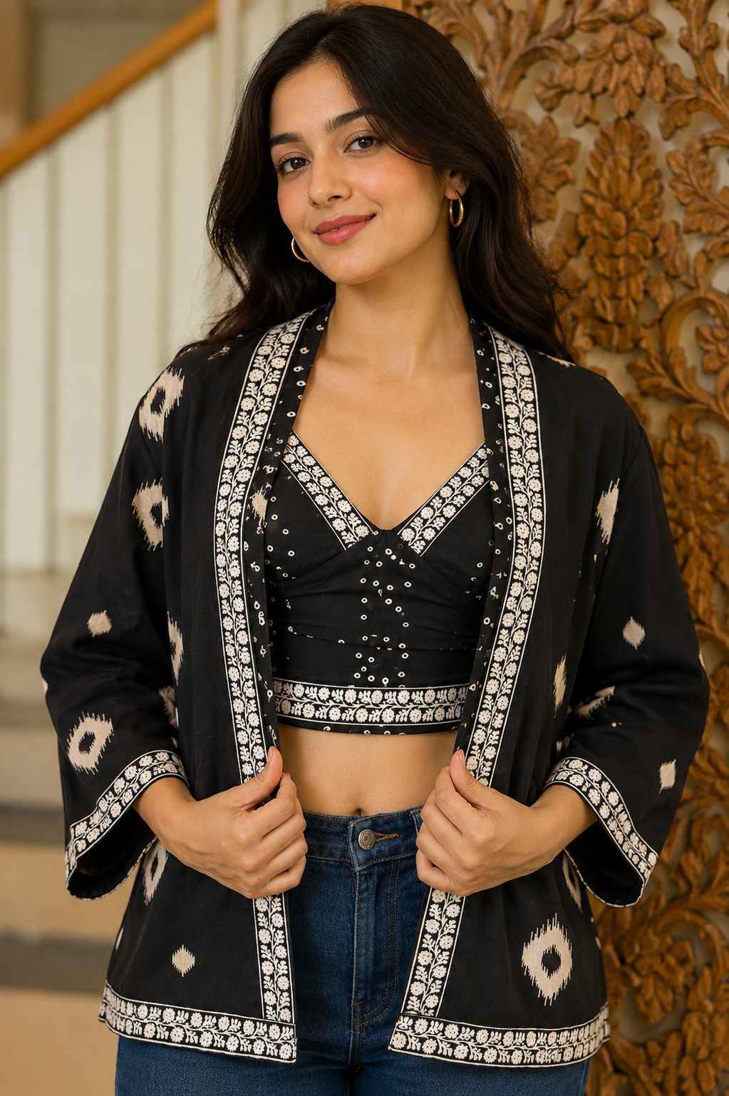 The Easy Escape Bralette and Shrug Set