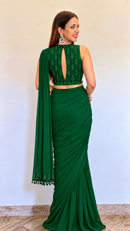 Anaya Pre-Draped Saree Set