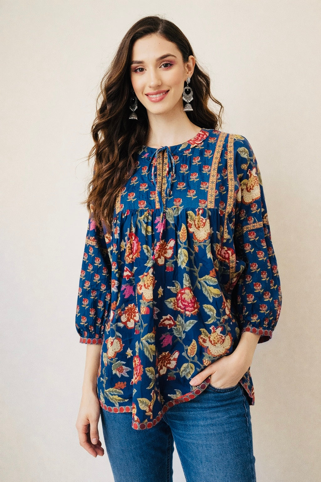 Boho Bloom Fiesta Top