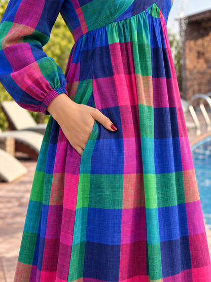 Plaid About You Dress