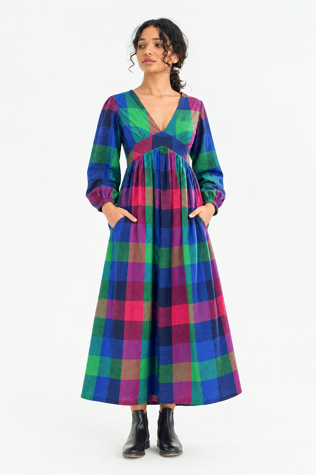 Plaid About You Dress