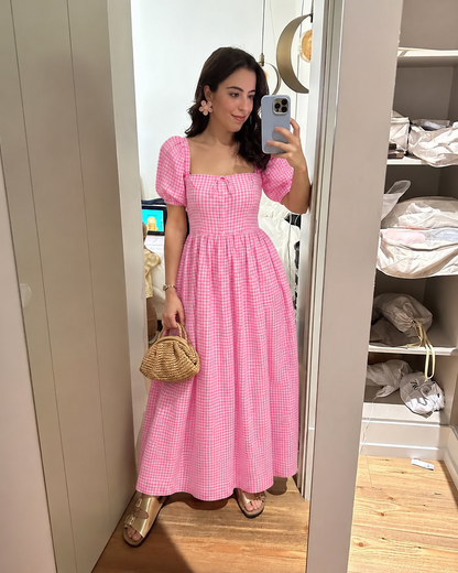 The Aurelia Gingham Dress