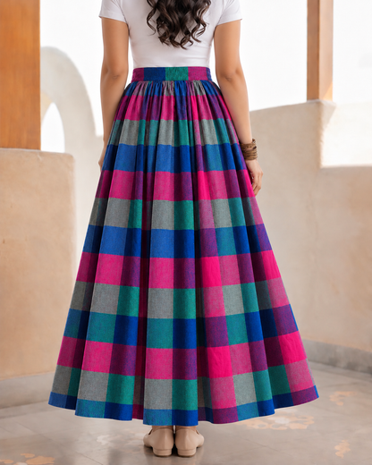 Plaid Pop Skirt