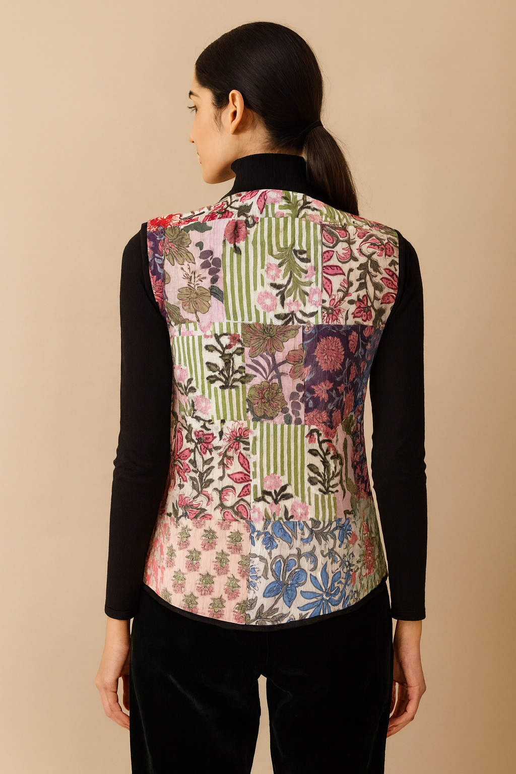 Quilted Jaipur Sleeveless Winter Jacket