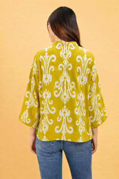 The Ikat Era Free Size Shirt