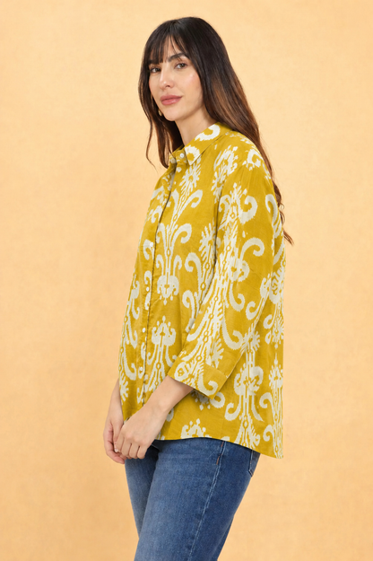 The Ikat Era Free Size Shirt