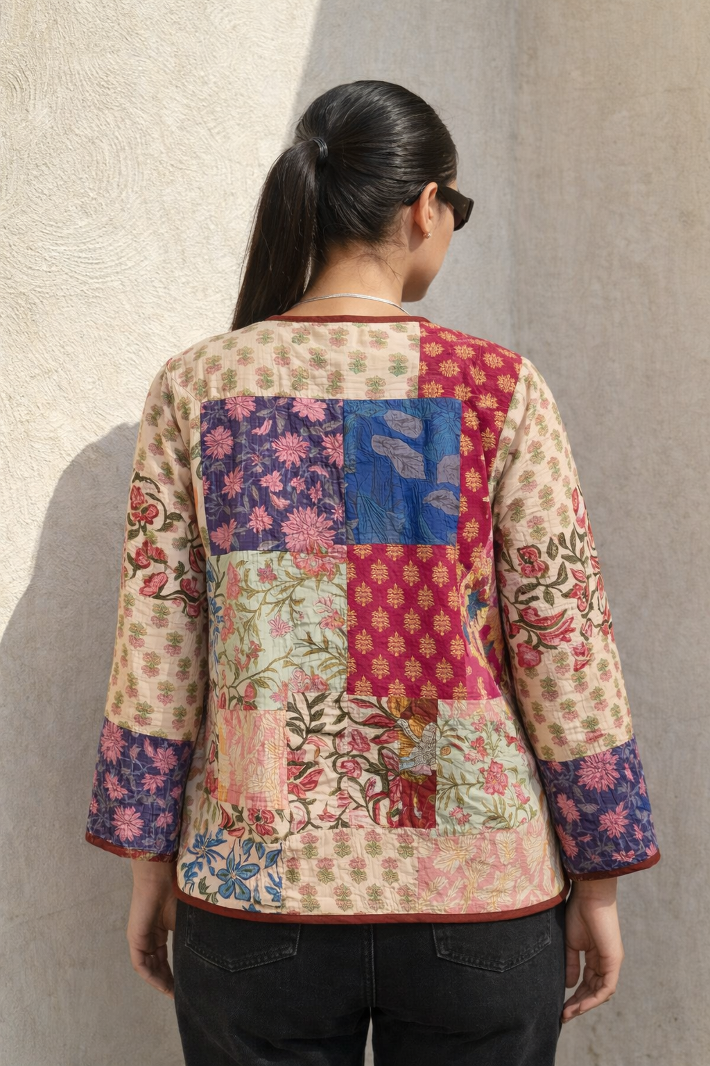 Quilted Patch Jaipur Winter Jacket