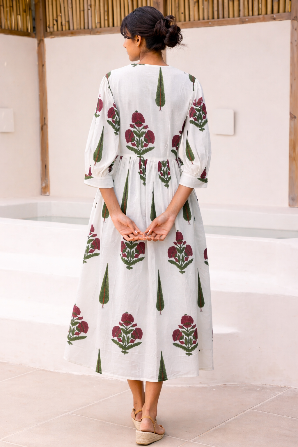Gulistan Handblock Dress