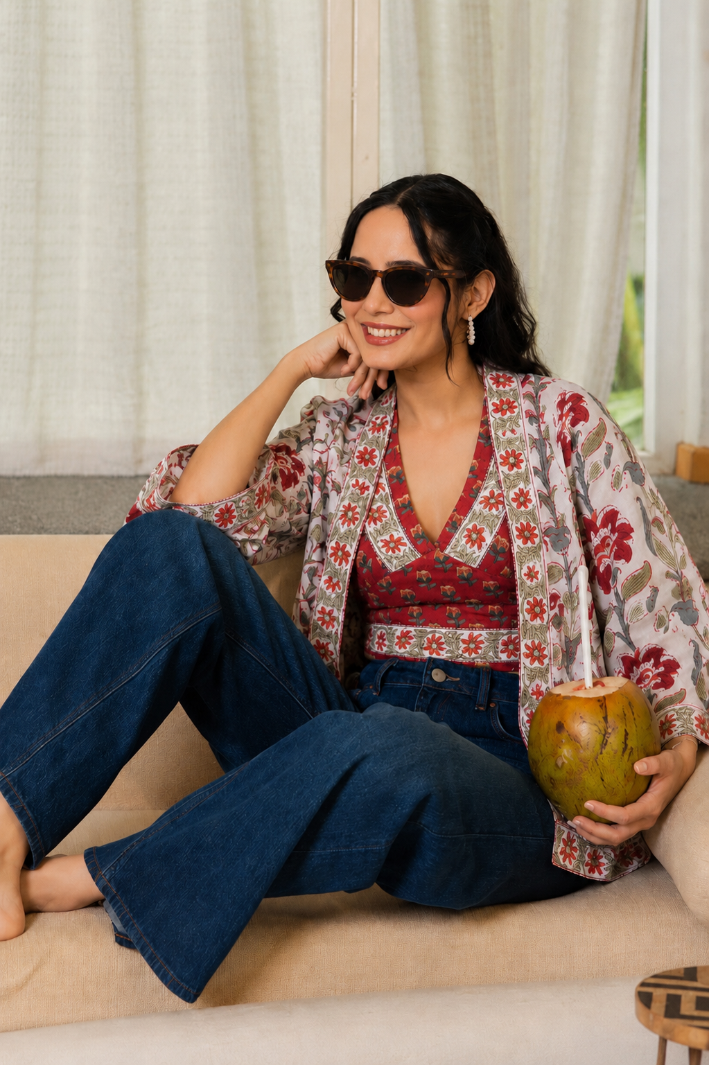 The Vibe Check Bralette and Shrug Set