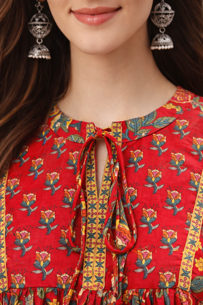 The Red Raga Boho Top