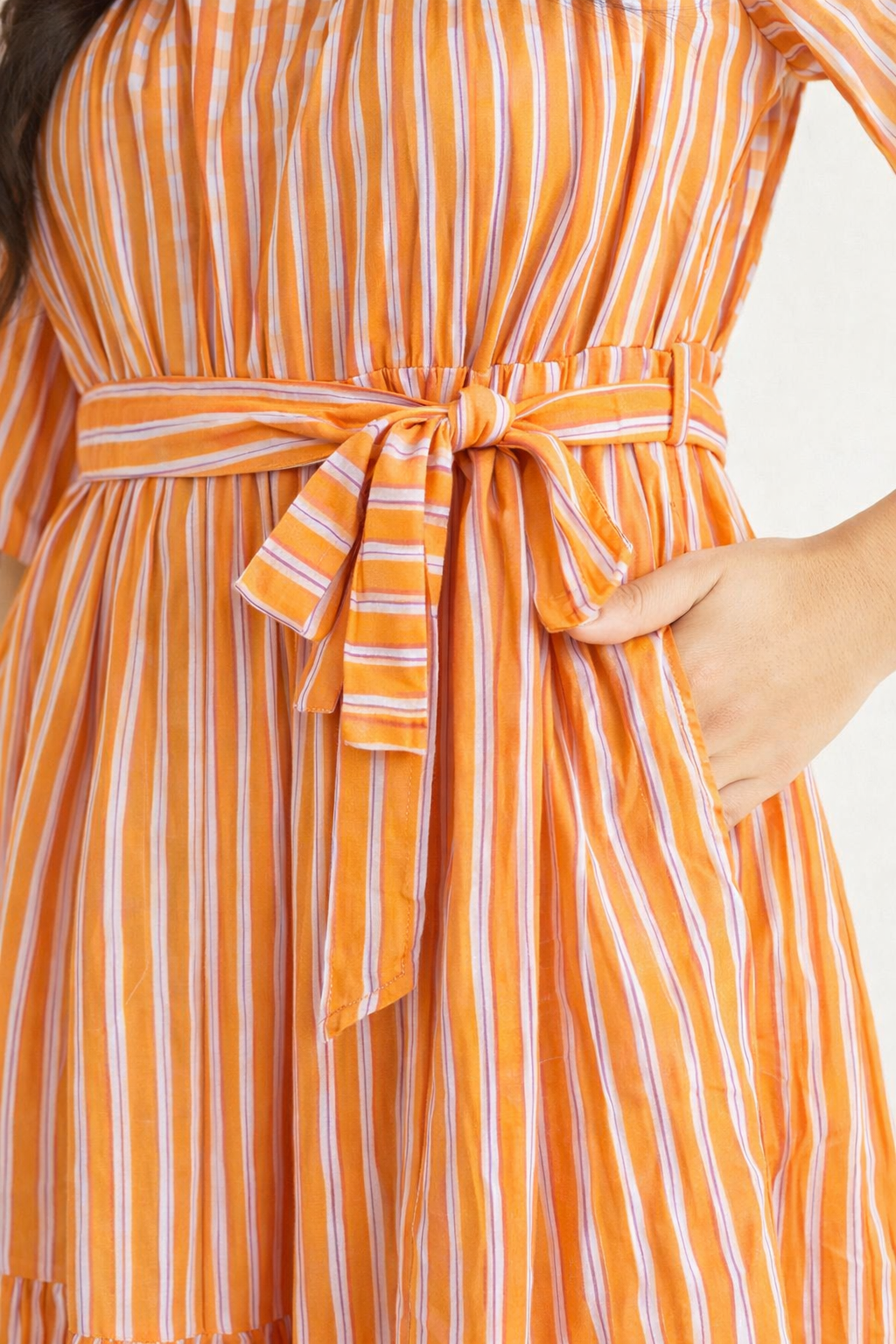 Orange you Glad Midi Dress