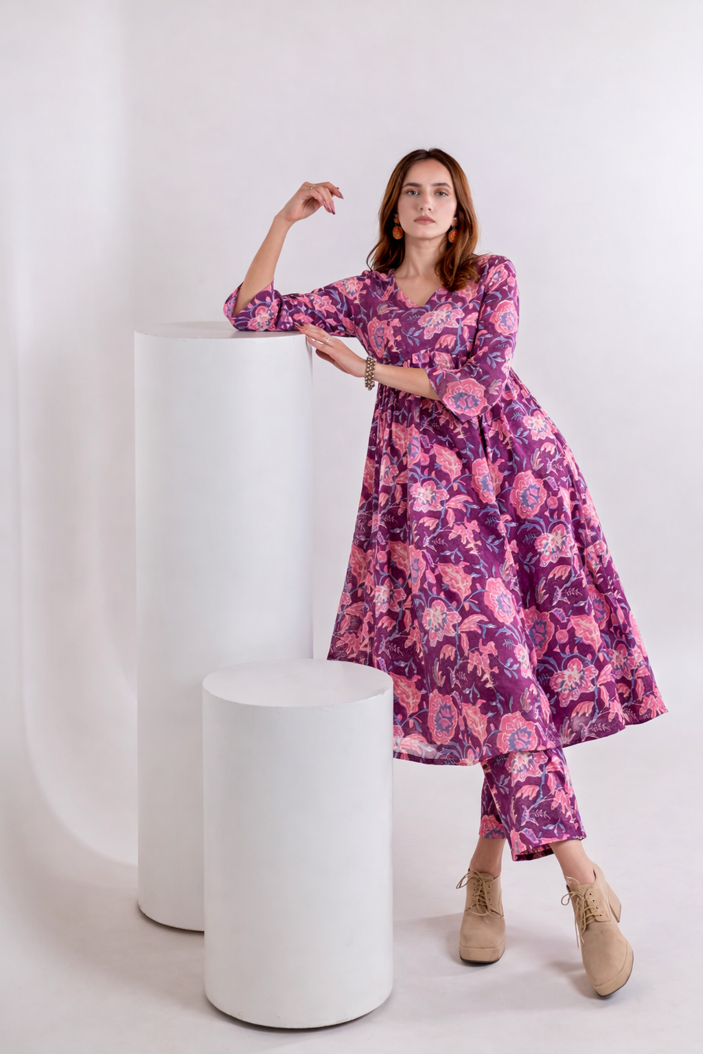 Plum Perfect Kurta Set