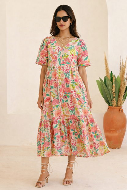 Dune and Daisies Dress