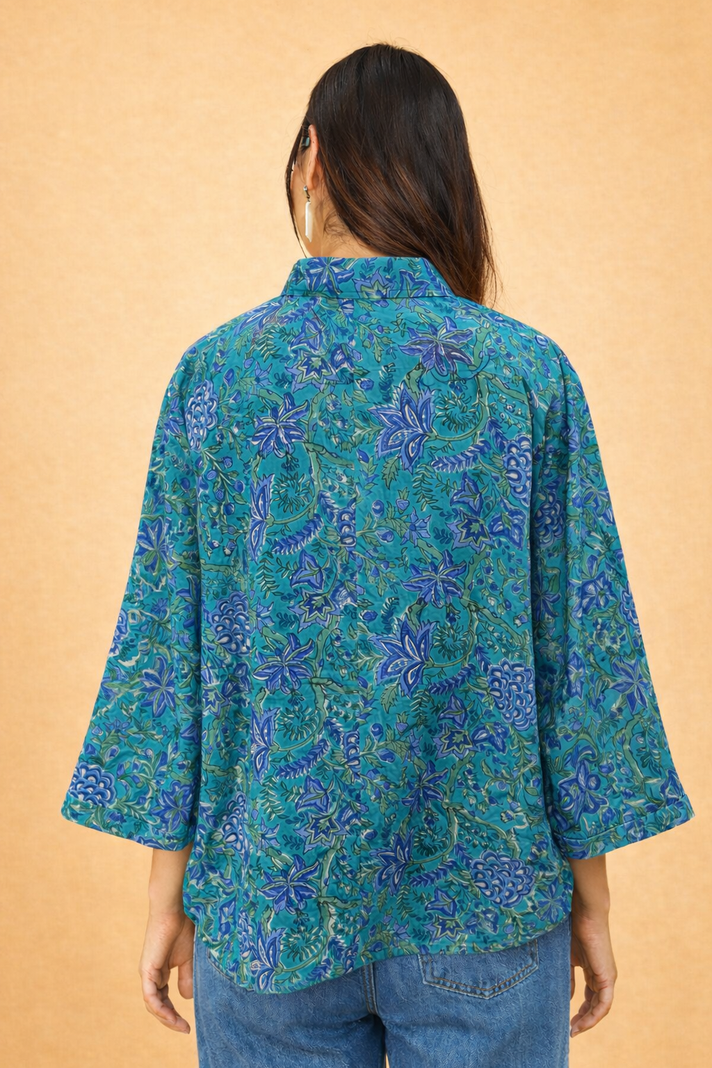 Turquoise Tangle Free size Shirt