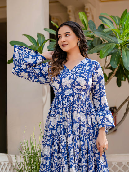 Cloud and Cobalt  Dress