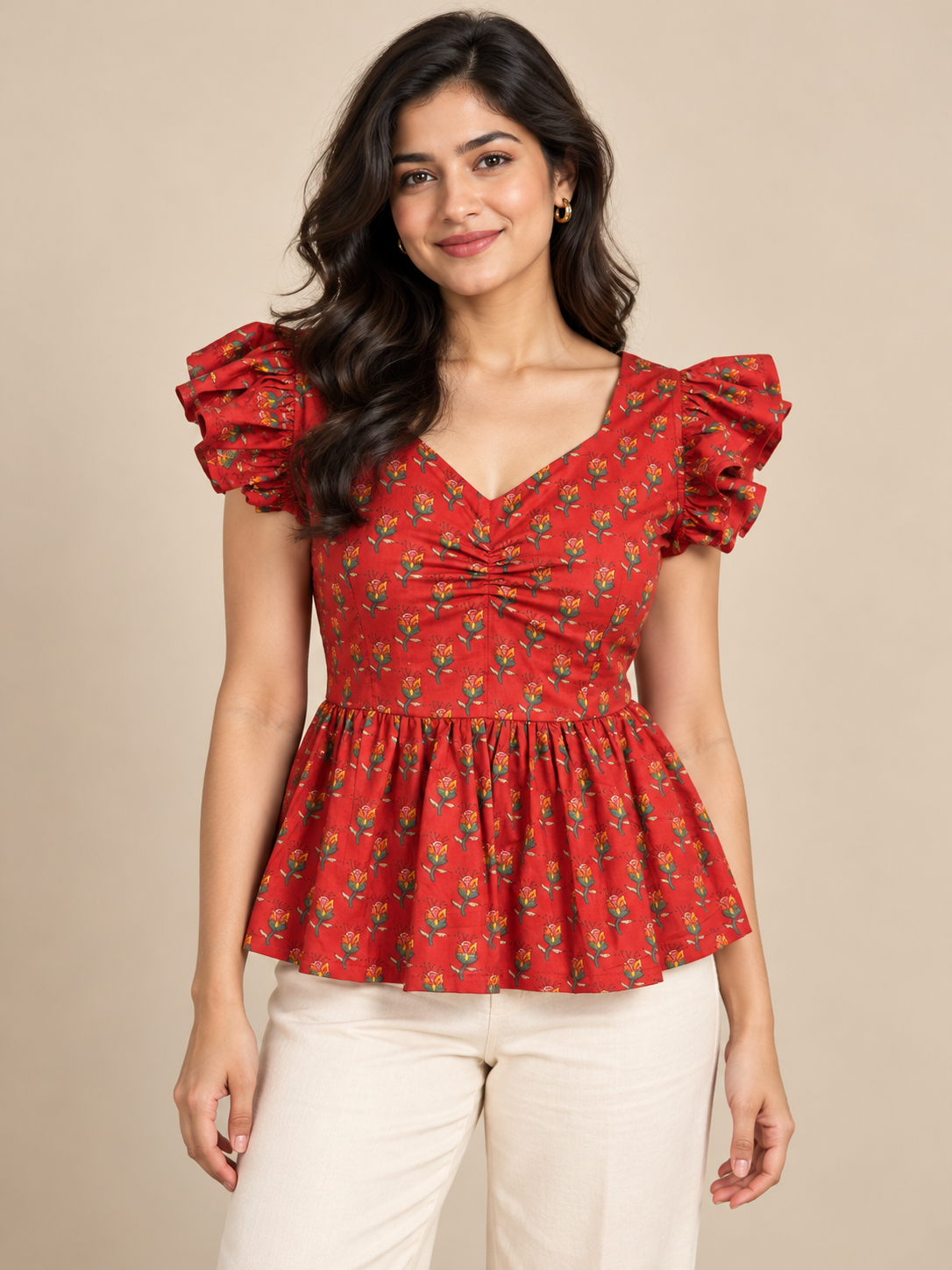 Rosy Charm Top