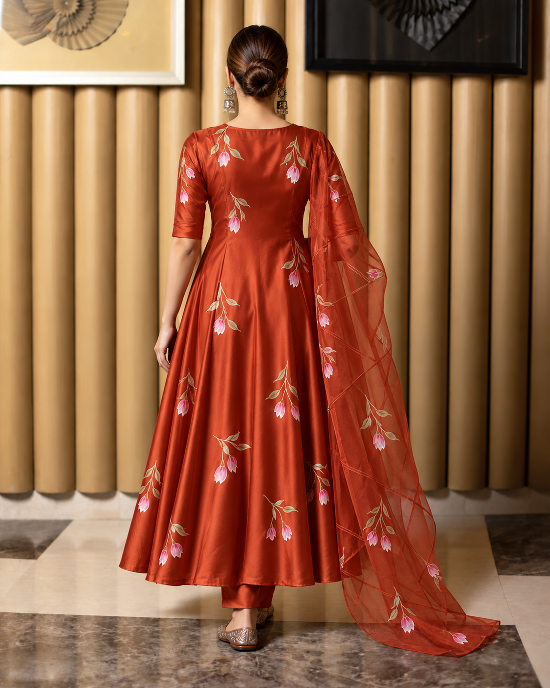 Rabia Hand Painted Suit Set