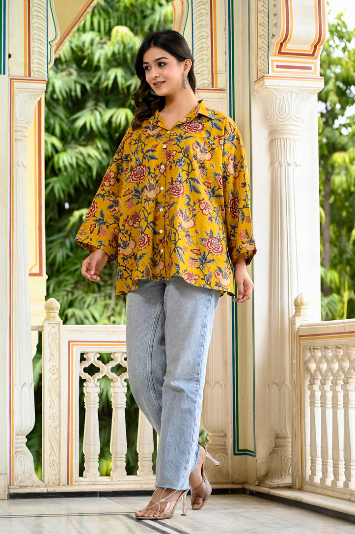 Blooming Fields Free Size Shirt