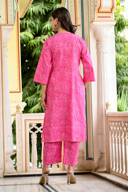 Fuchsia Fantasy Kurta Set